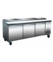 93" (12 Pan) Pizza Prep Table (Serv-Ware)